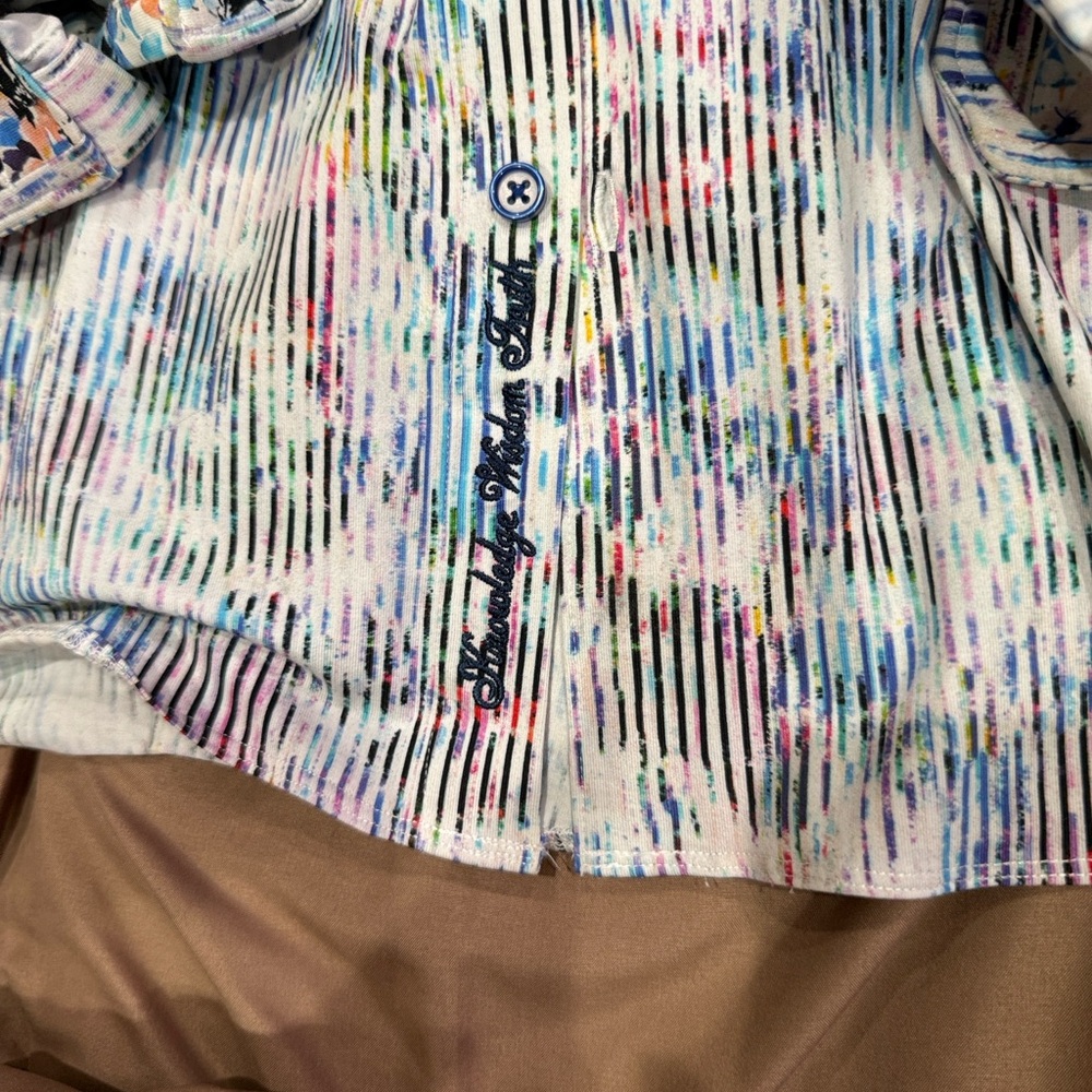 Robert Graham Multicolor Striped Shirt